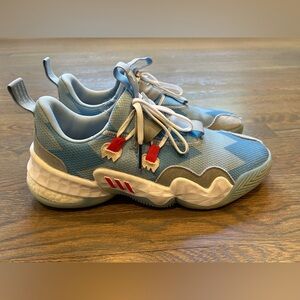 Adidas Trae Young 1 Ice Trae sneakers Mens Size 13 Blue Basketball Shoes